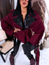 LUX jacket + belt "MOTIVATION V10385" - BORDO